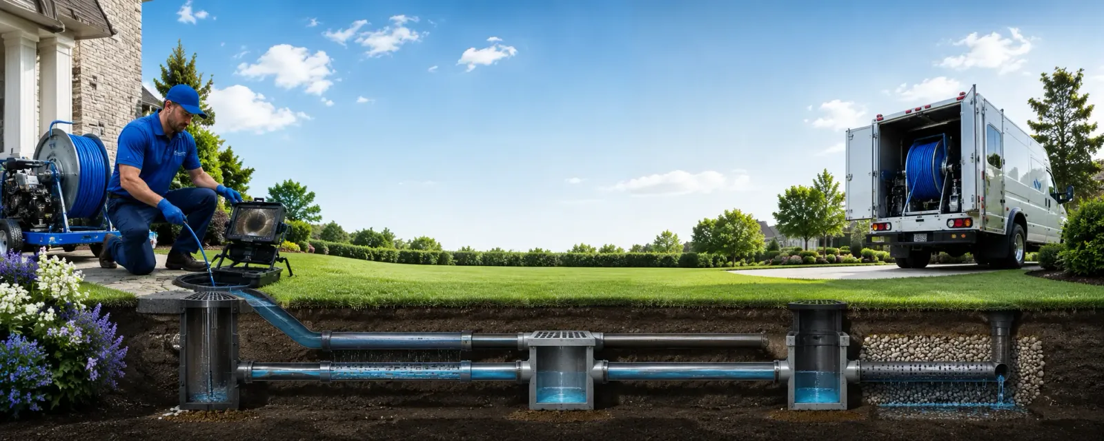 Outdoor drain cleaning information for Staunton, IN